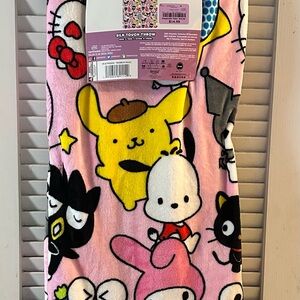 Sanrio Pink Silk Touch Throw Blanket